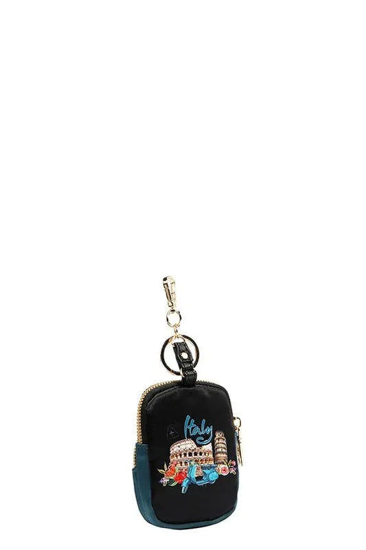 Nicole Lee USA Mini Coin Purse Keychain Easy Apparels
