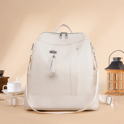 Tassel Oxford Cloth Backpack Bag Easy Apparels