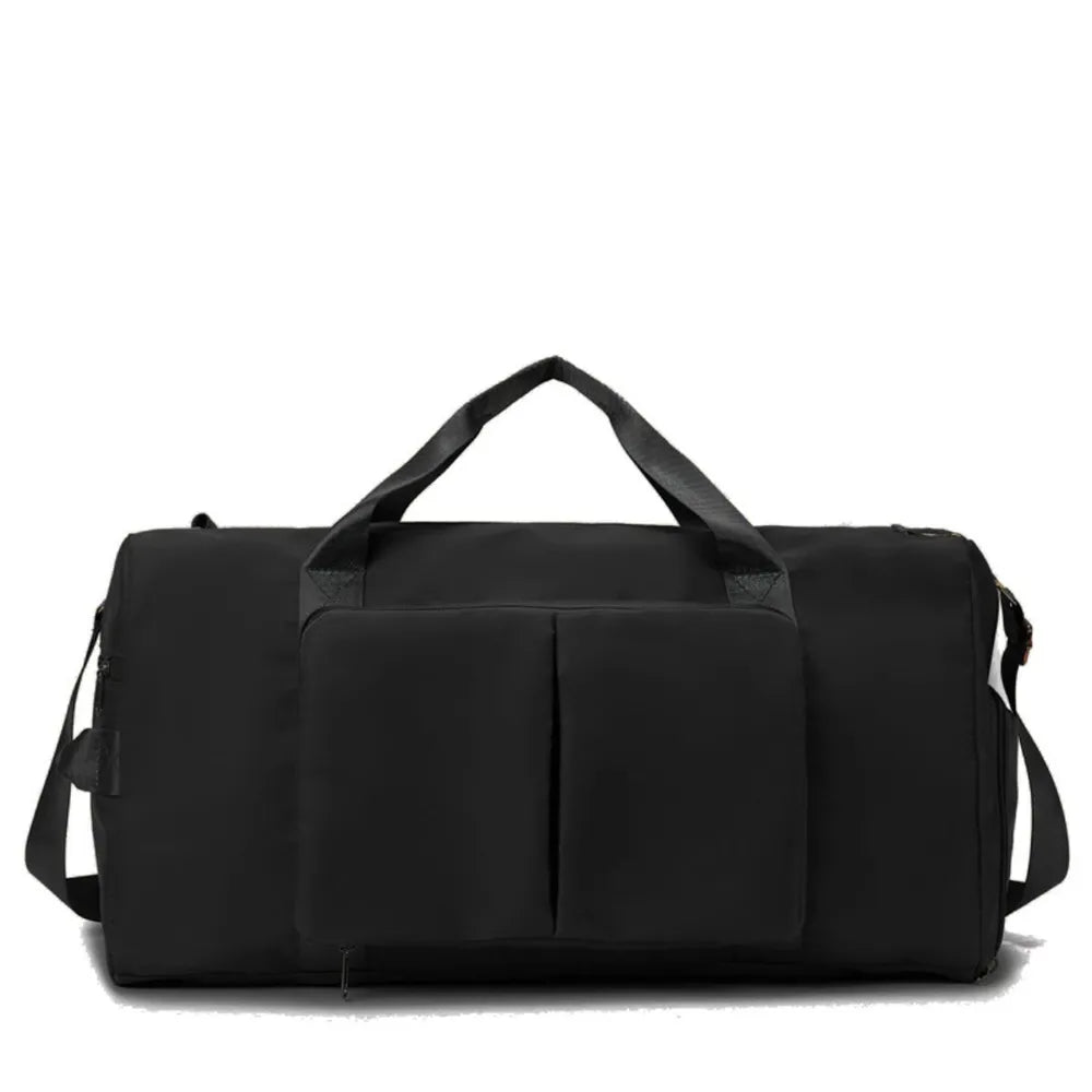 Wet and Dry Separation Travel Bag Black One Size Easy Apparels