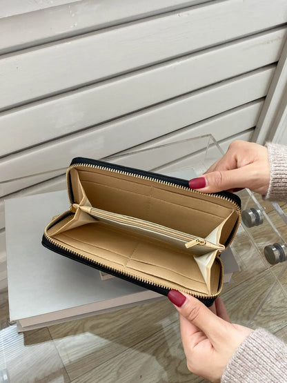 PU Leather Solid Color Wallet Easy Apparels