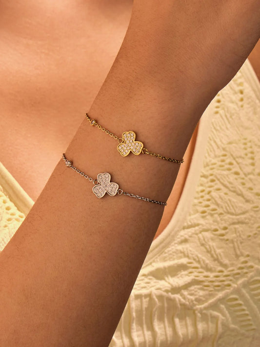 Stainless Steel Zircon Bracelet Easy Apparels