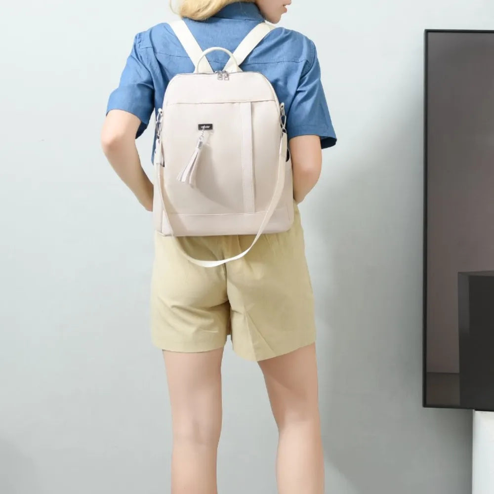Tassel Oxford Cloth Backpack Bag Easy Apparels