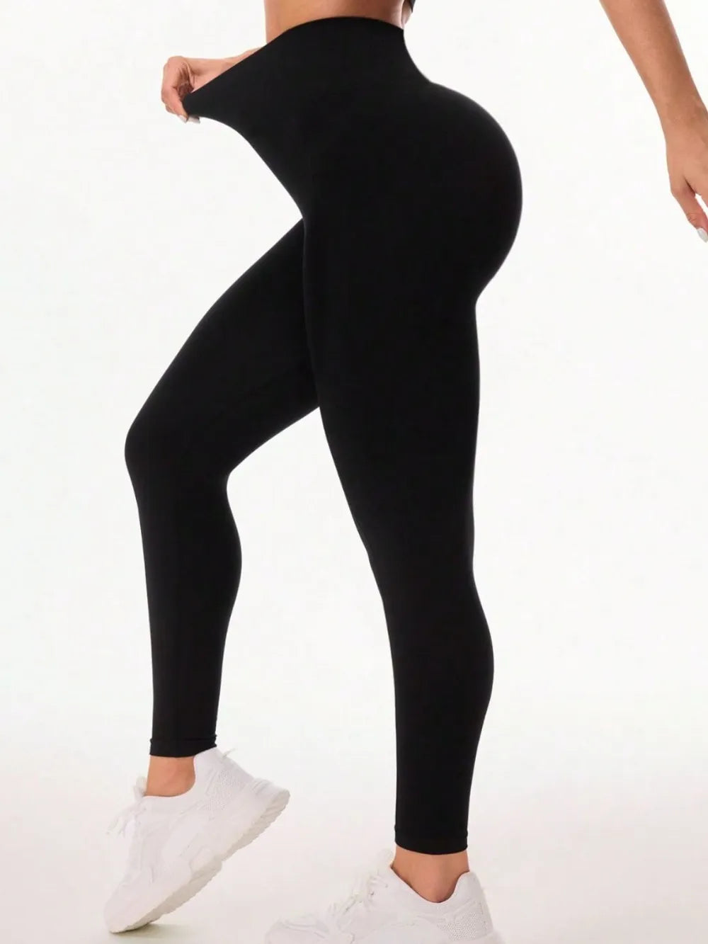Pocketed High Waist Active Leggings Easy Apparels