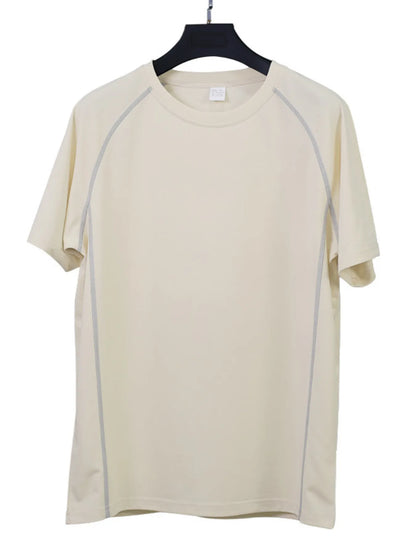 Men's Full Size Round Neck Short Sleeve T-Shirt and Shorts Set Plus Size Easy Apparels