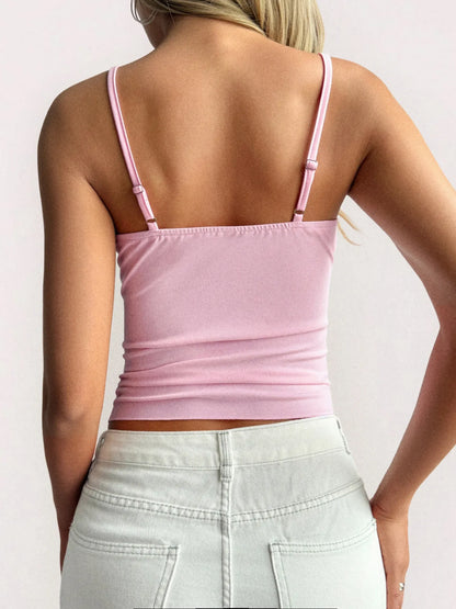 Trendsi Lace Detail V-Neck Cami
