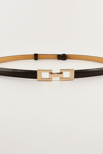PU Skinny Belt Easy Apparels
