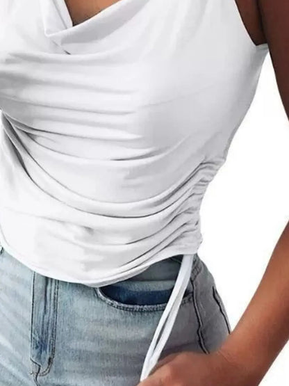 Trendsi Side Drawstring Ruched Cami