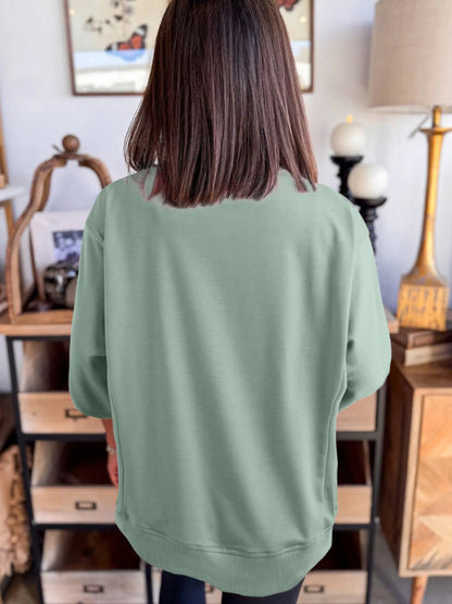 Trendsi Round Neck Oversized T-Shirt