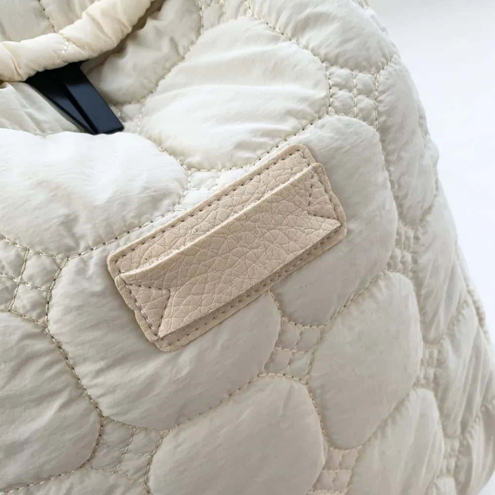 Quilted Polyester Backpack Bag Easy Apparels