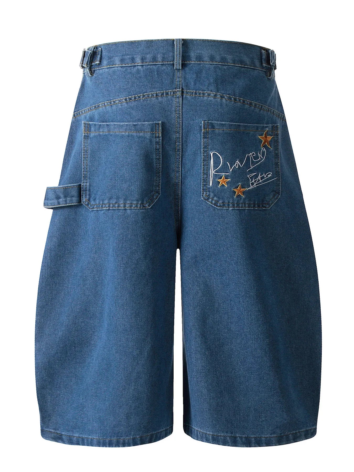 Men's Wide Leg Denim Shorts Easy Apparels