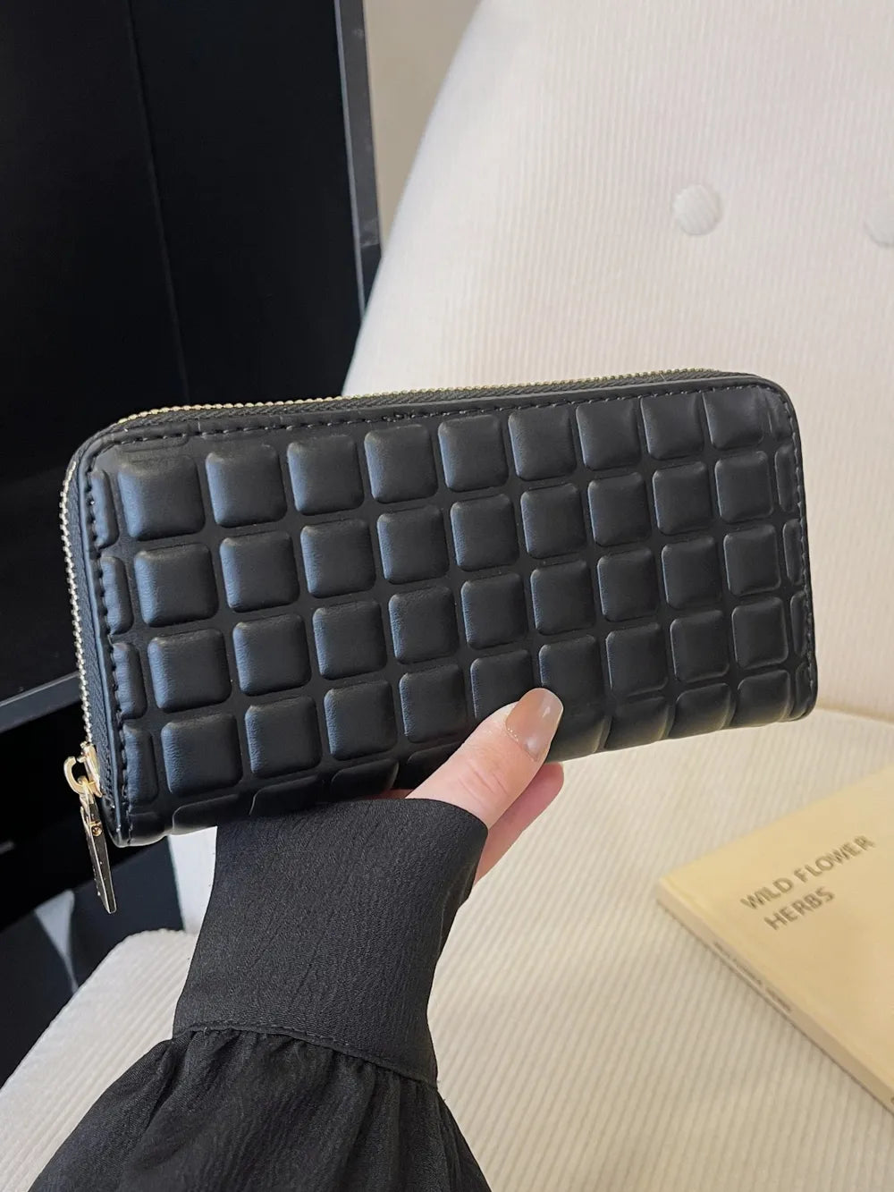 PU Leather Solid Color Wallet Easy Apparels
