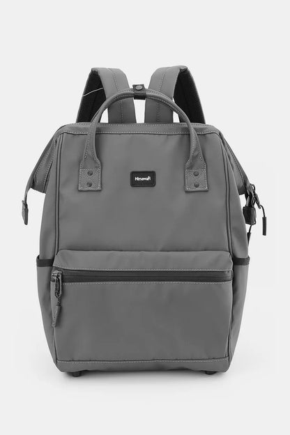 Himawari Waterproof Backpack Bag with External USB Port Dark Gray One Size Easy Apparels