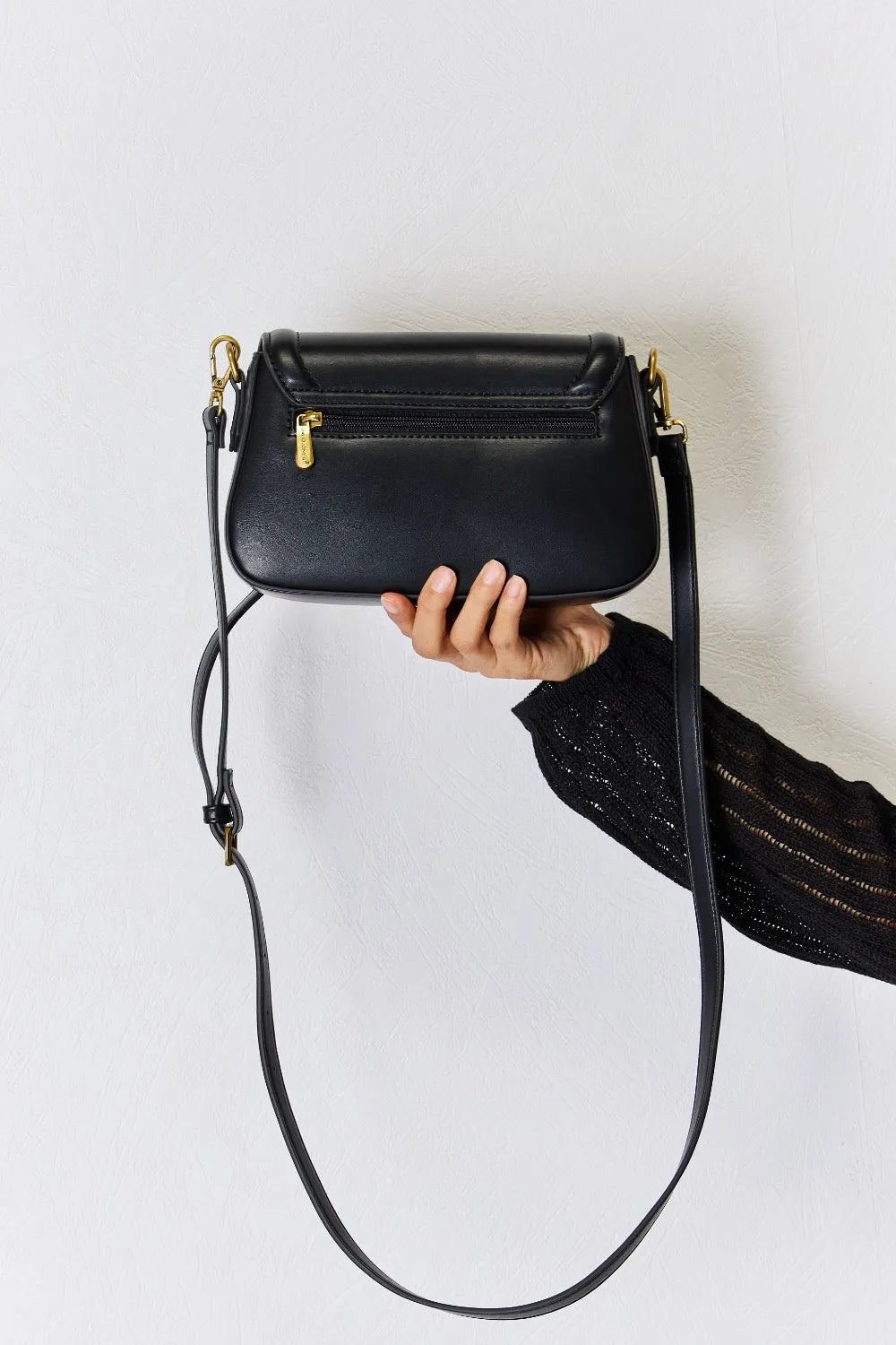 David Jones PU Leather Crossbody Bag Easy Apparels