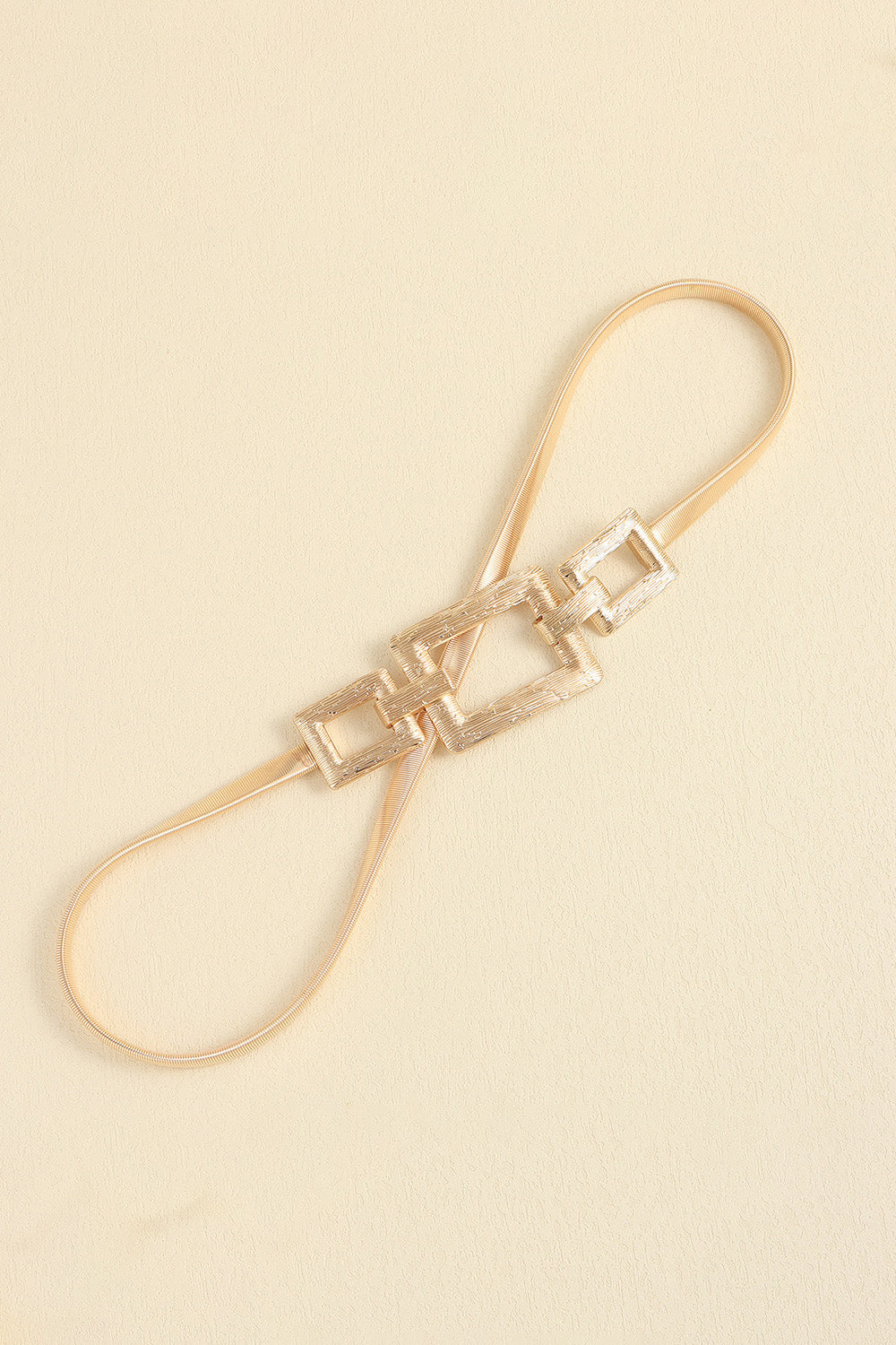 Square Shape Zinc Alloy Buckle Iron Belt Easy Apparels