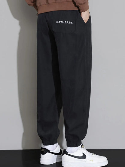 Men's Plus Size Drawstring Joggers with Side Pockets Easy Apparels