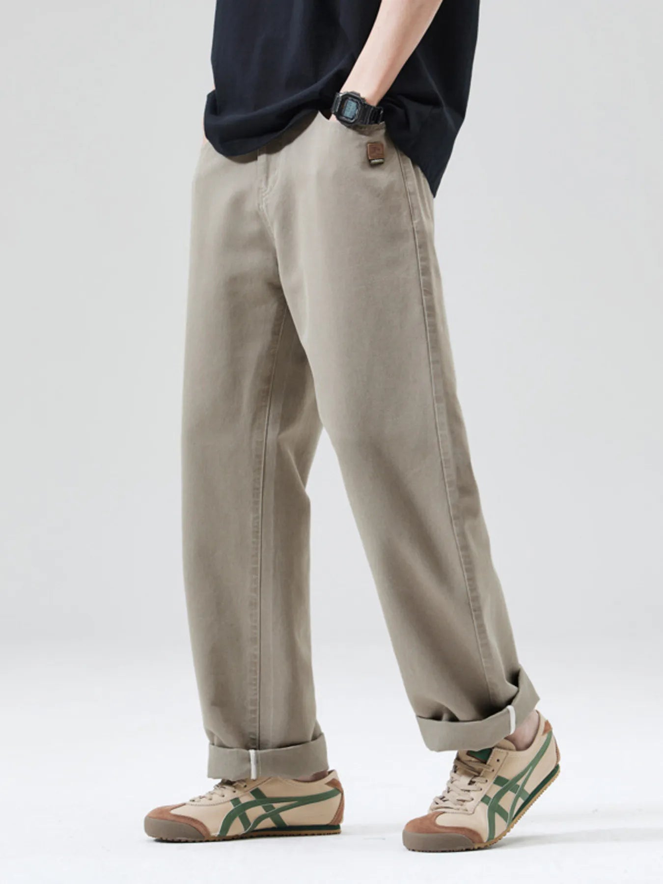 Men's Full Size Wide Leg Pants Plus Size Easy Apparels