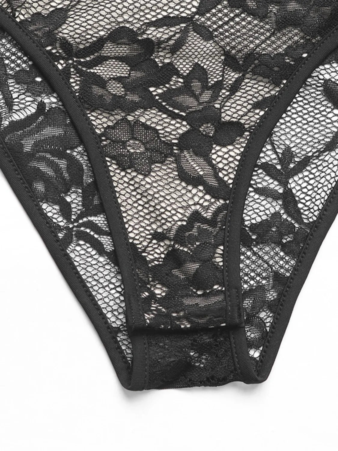 Trendsi Lace Halter Neck Bodysuit