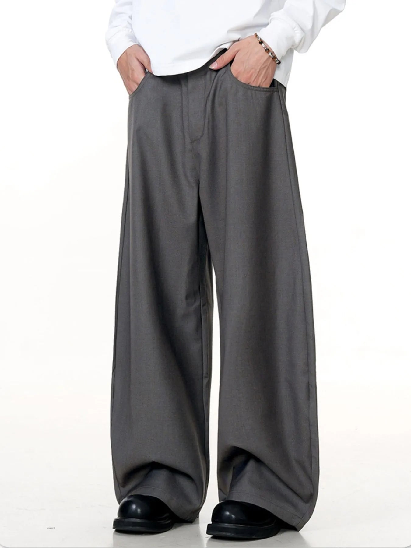 Men's Wide Leg Relaxed Fit Casual Pants Easy Apparels