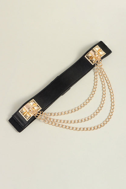 Elastic Belt with Chain Easy Apparels