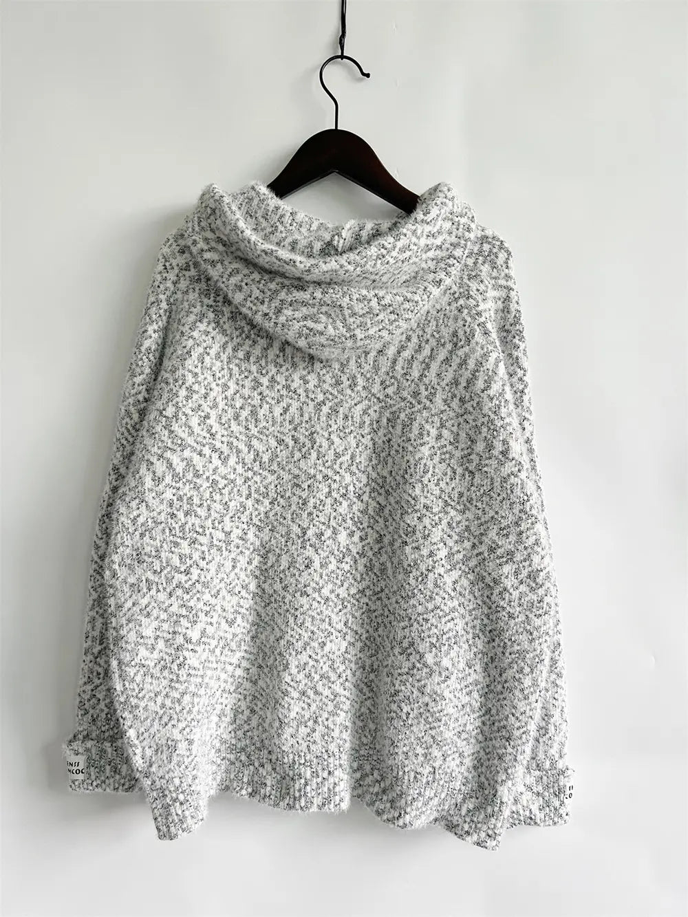 Zip Up Drawstring Long Sleeve Hooded Sweater Easy Apparels