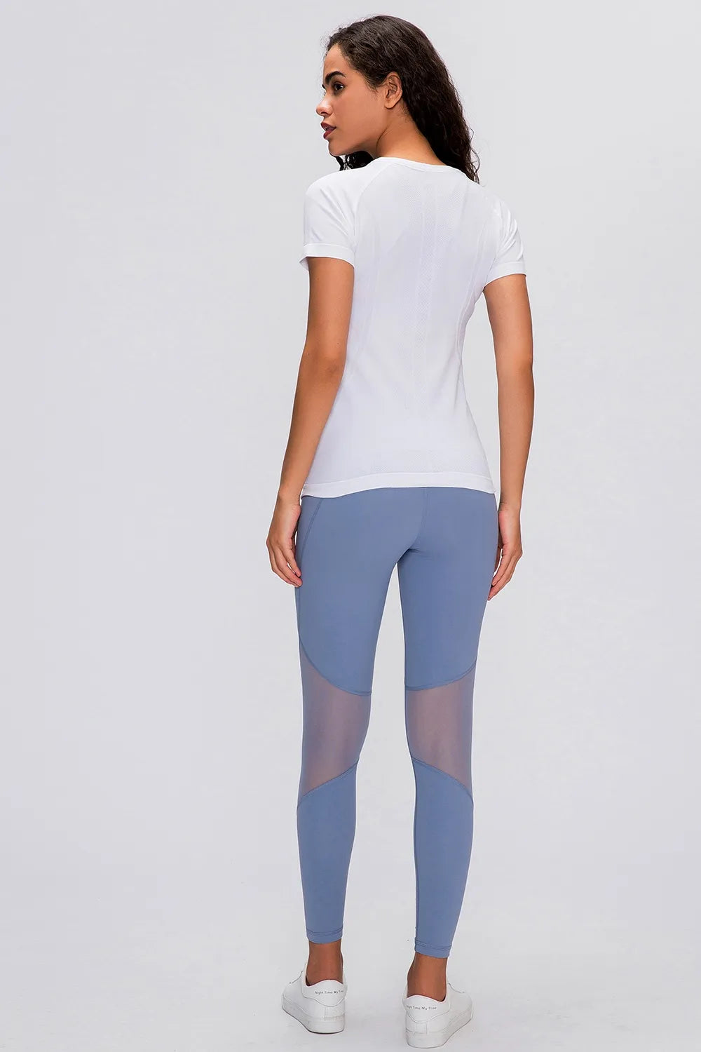 Millennia Round Neck Short Sleeve Active T-Shirt Easy Apparels