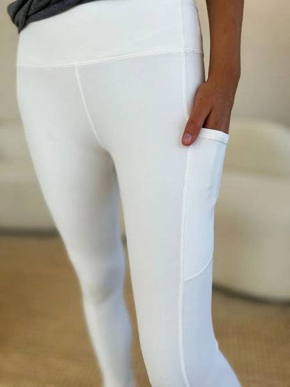 Wide Waistband Sports Leggings Easy Apparels