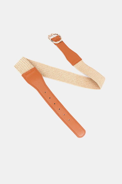 Alloy Buckle Braided Belt Easy Apparels