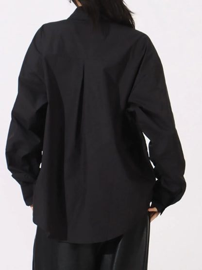 Trendsi Lips Button Up Long Sleeve Shirt