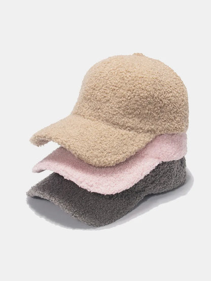 Sherpa Solid Color Baseball Cap Easy Apparels