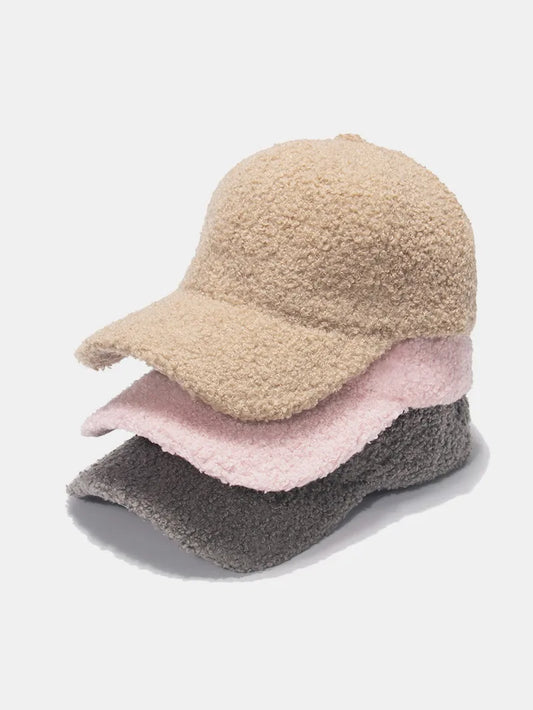 Sherpa Solid Color Baseball Cap Easy Apparels