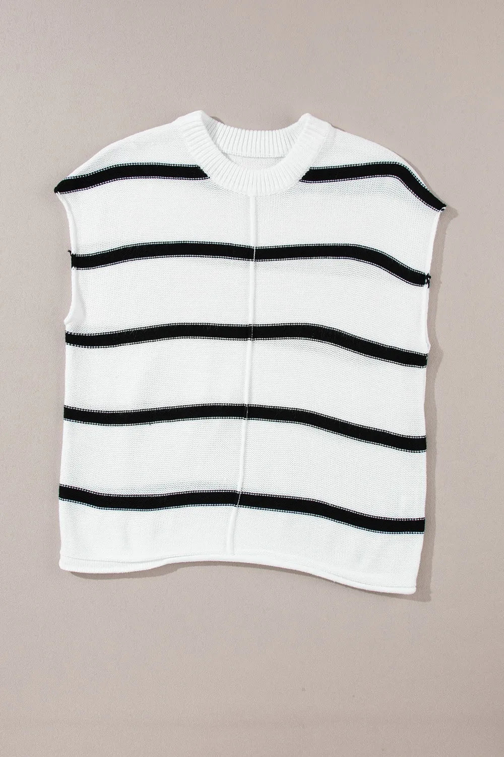 Trendsi Striped Batwing Sleeve Knit Top