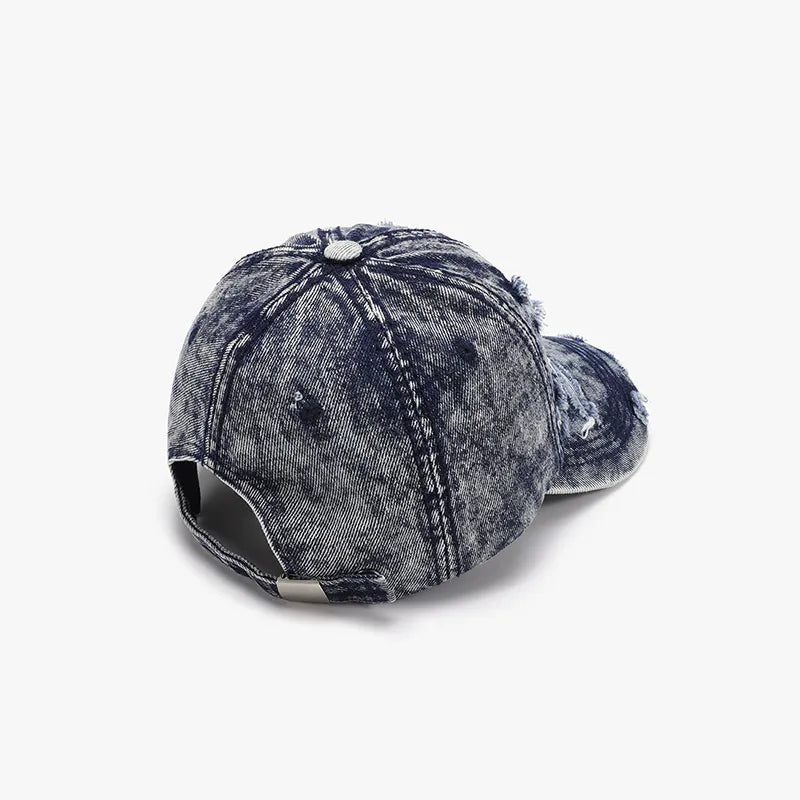 Distressed Cotton Baseball Cap Easy Apparels