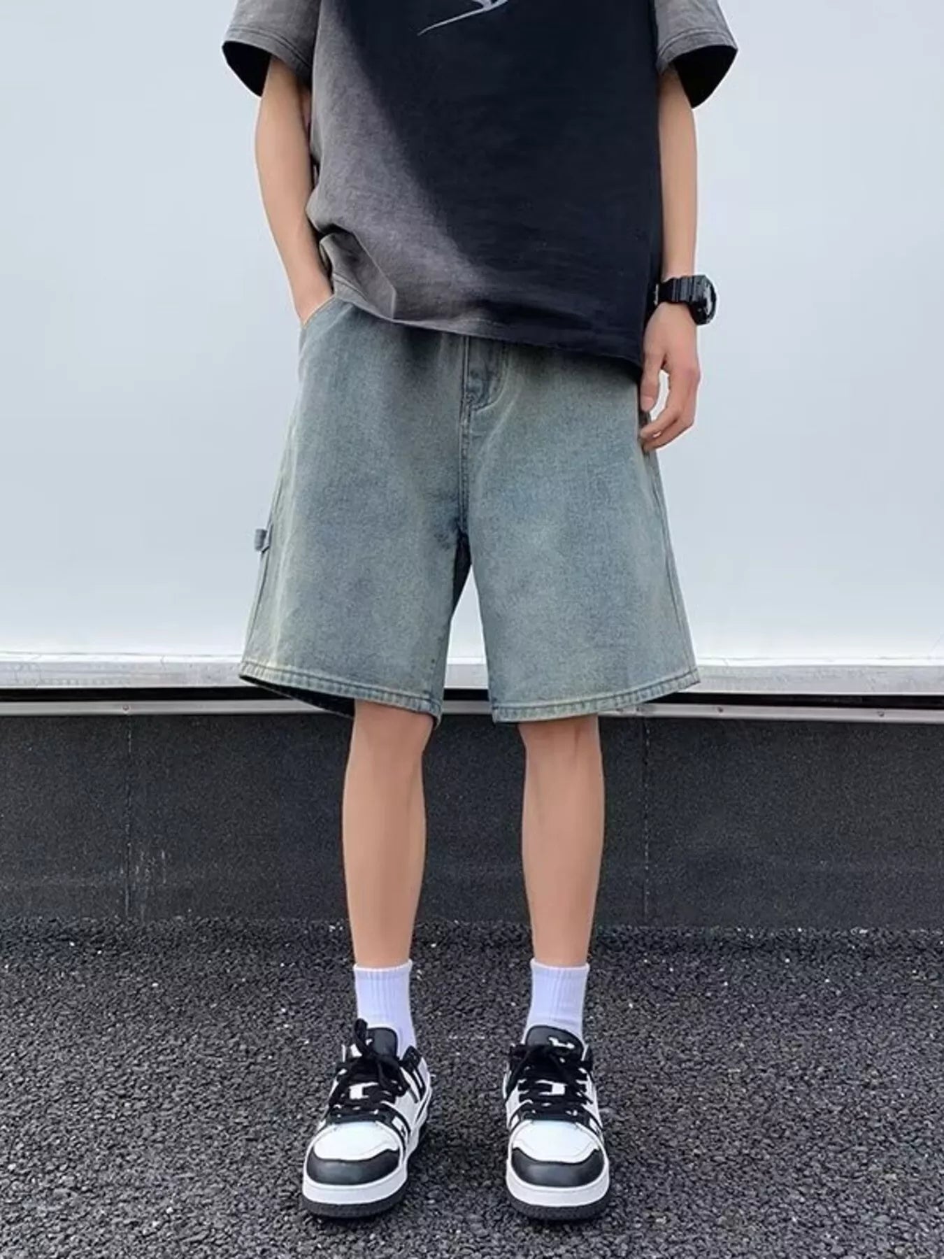 Men's Full Size Relaxed Fit Denim Shorts Plus Size Easy Apparels
