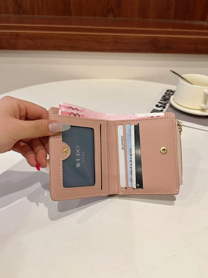 PU Leather Color Block Wallet Easy Apparels