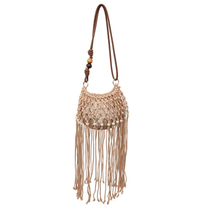 Fringe Net Shoulder Bag Easy Apparels