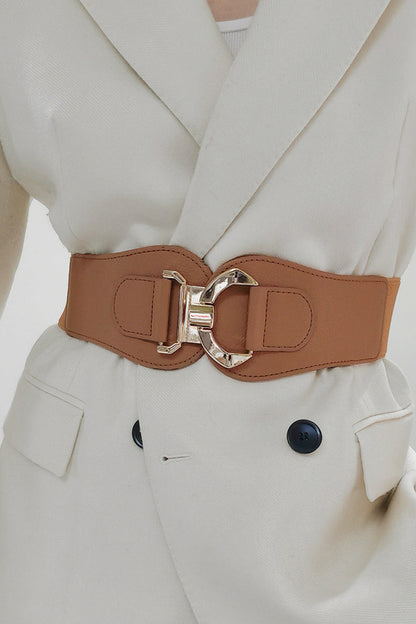 Alloy Buckle Elastic Belt Easy Apparels