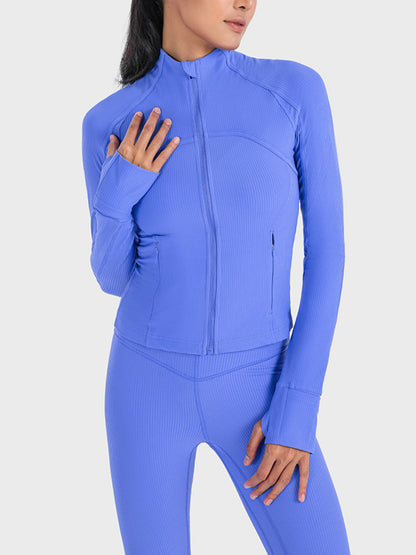 Millennia Zip-Up Long Sleeve Sports Jacket Easy Apparels