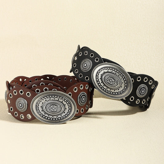 Oval PU Belt Easy Apparels