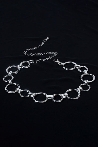 Alloy Chain Circle Shape Belt Easy Apparels