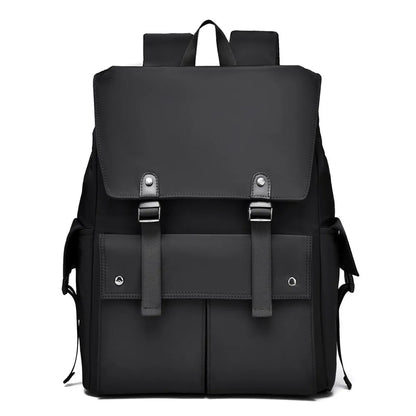 PU Leather Multi-Pockets Adjustable Strap Backpack Bag Easy Apparels