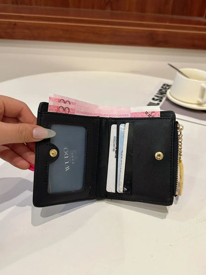 PU Leather Color Block Wallet Easy Apparels