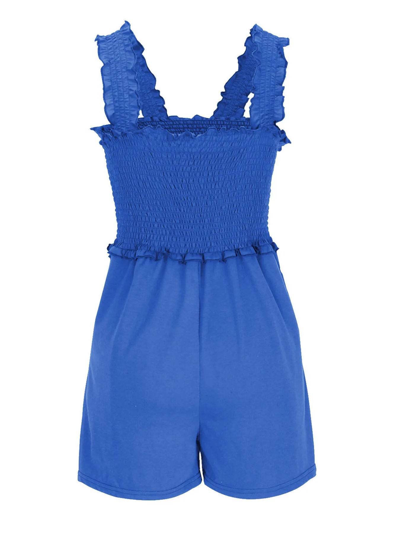 Smocked Square Neck Summer Romper Easy Apparels