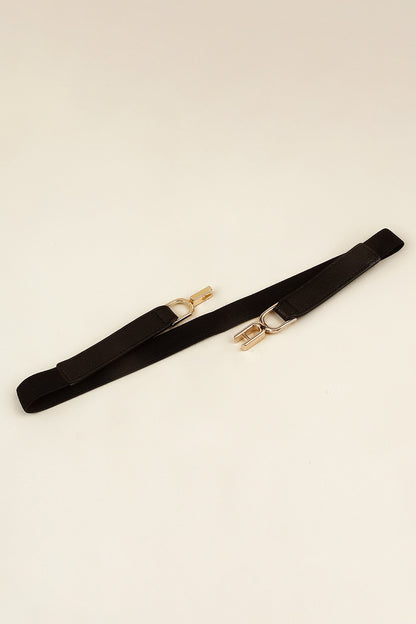 Alloy Buckle Elastic Belt Easy Apparels