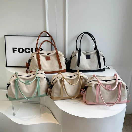 Contrast Travel Bag Easy Apparels
