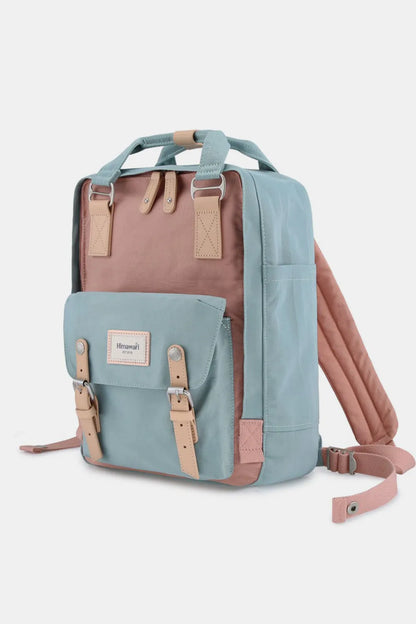 Himawari Contrast Waterproof Nylon Backpack Bag Easy Apparels