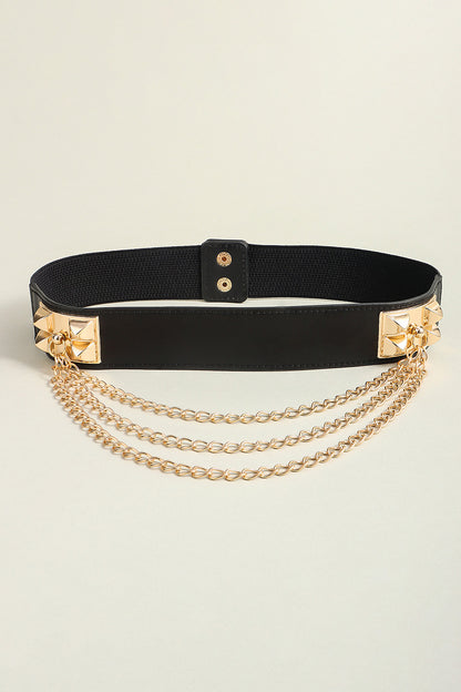 Elastic Belt with Chain Easy Apparels