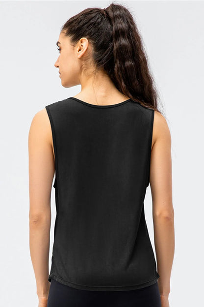 Cutout Reversible Active Tank Easy Apparels