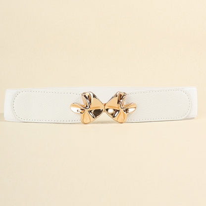 Alloy Buckle Elastic Belt Easy Apparels