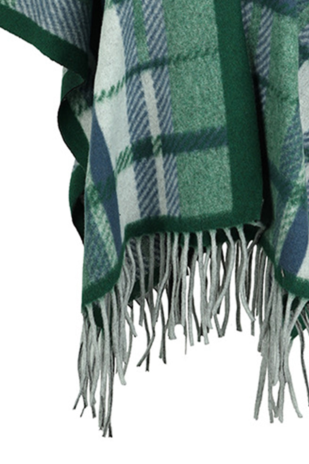 Cloak Sleeve Fringe Detail Poncho Easy Apparels