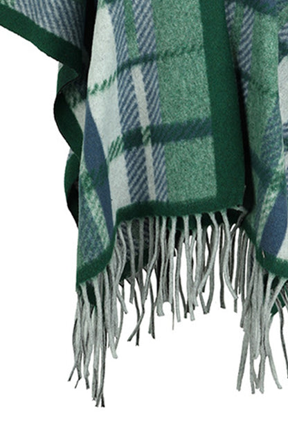 Cloak Sleeve Fringe Detail Poncho Easy Apparels